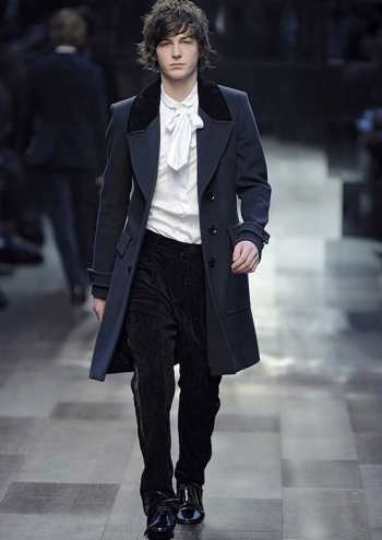 Тенденции мужской одежды: бархатные пальто и жакеты осенне-зимнего сезона 2012-2013