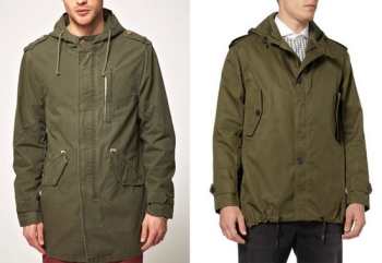 Модный мужской тренд - топ 5 образов с курткой паркой к сезону весна 2012